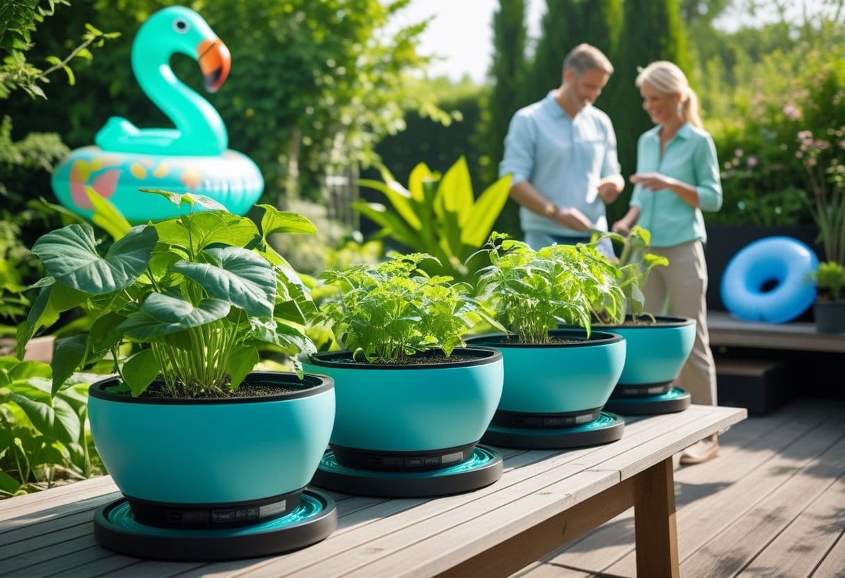 Saadan skaber du den perfekte haveoase med selvvandingspotter og haveopblaesning