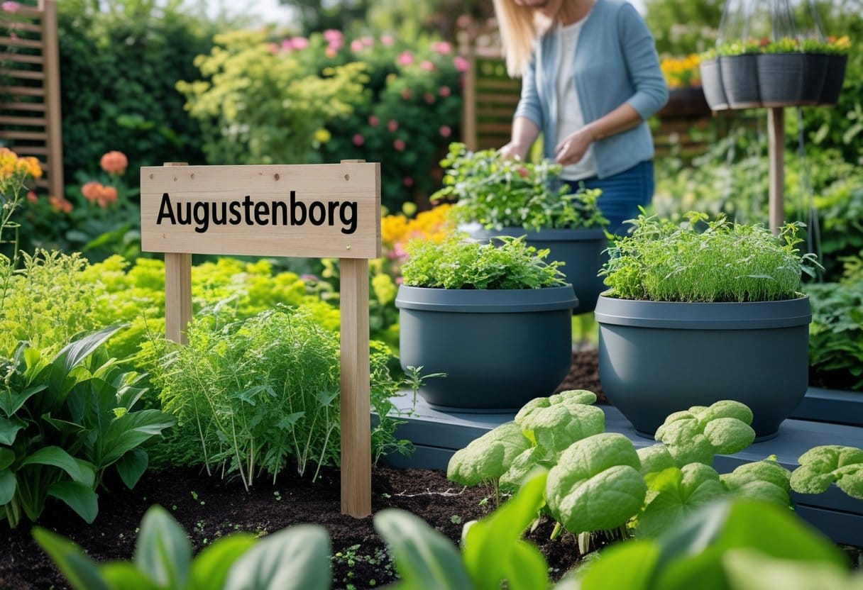 Saadan skaber du en frodig have med nyt skilt Augustenborg og selvvandingspotter